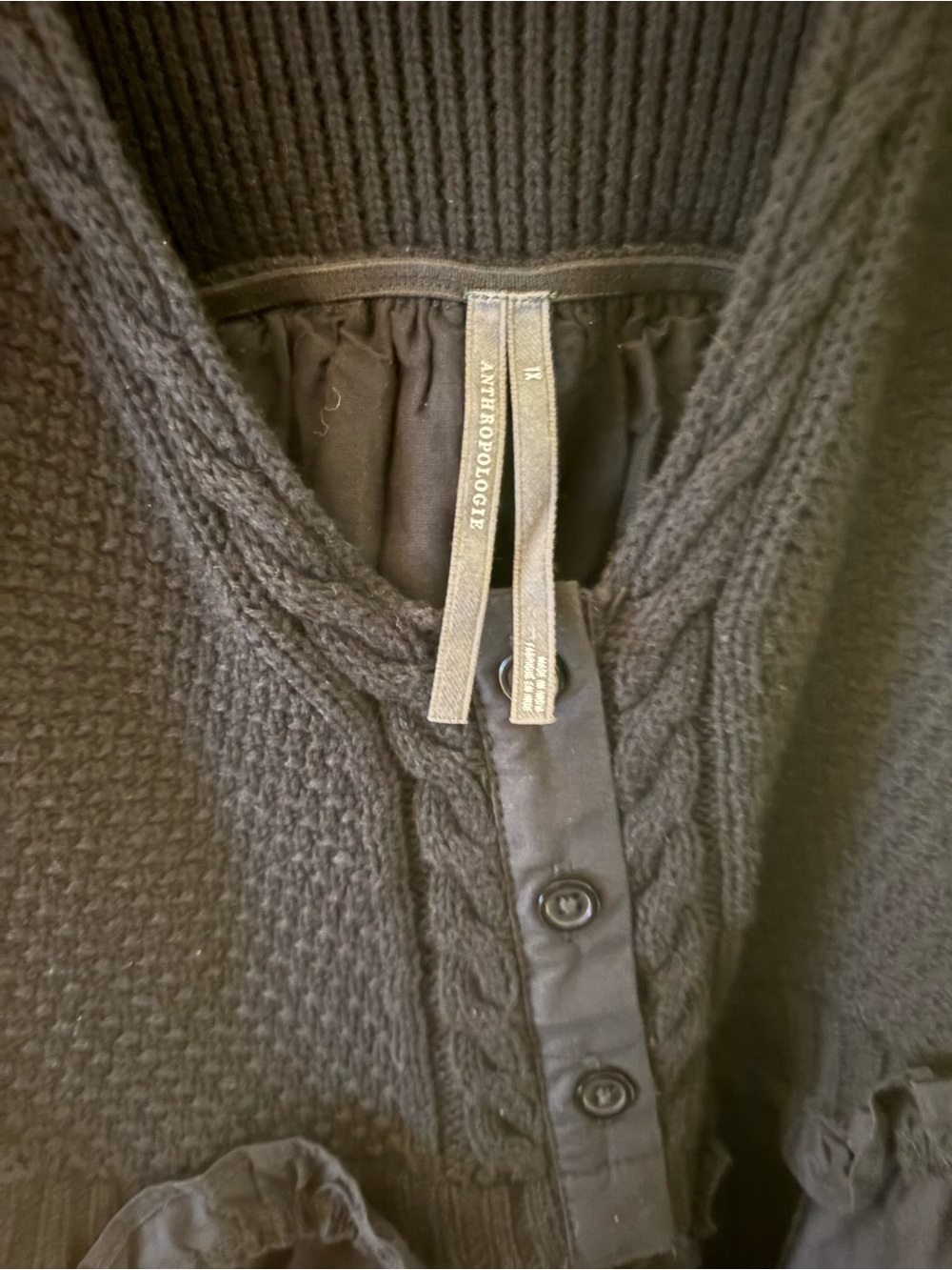 Anthropologie Sleeveless Sweater Mini Dress - Picture 4 of 4